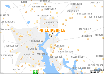 map of Phillipsdale