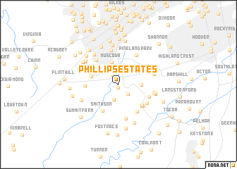 map of Phillips Estates