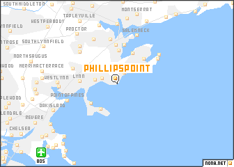 map of Phillips Point