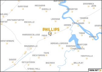 map of Phillips