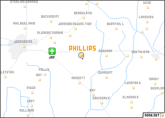 map of Phillips