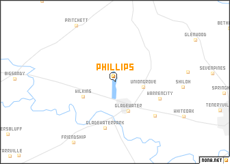 map of Phillips