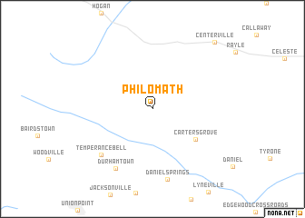 map of Philomath