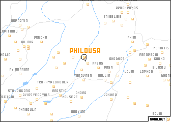 map of Philousa