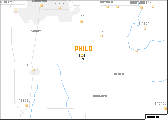 map of Philo