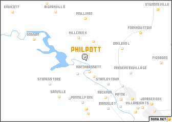 map of Philpott