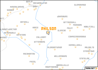 map of Philson