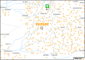 map of Phindar