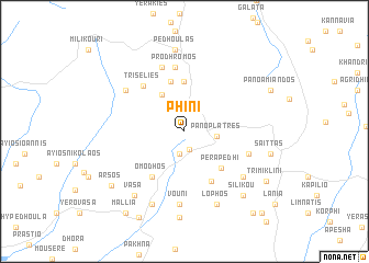 map of Phini