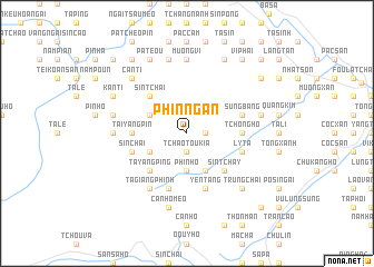 map of Phìn Ngan