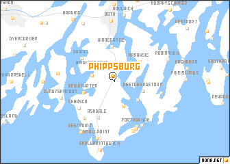 map of Phippsburg