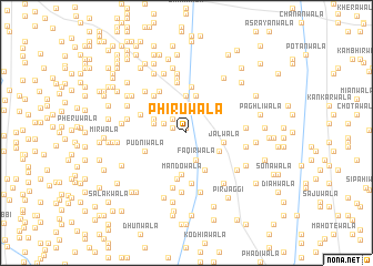 map of Phīrūwāla