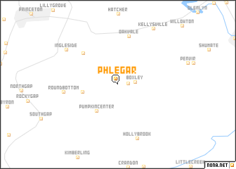 map of Phlegar