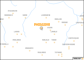 map of Phodgoma