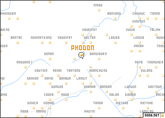 map of Pho Ðon