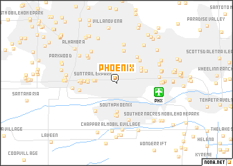 map of Phoenix