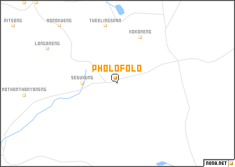 map of Pholofolo