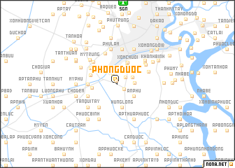 map of Phong Ðước