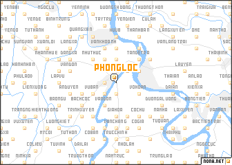 map of Phong Lộc