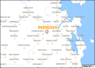 map of Phong Niên