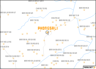 map of Phôngsali