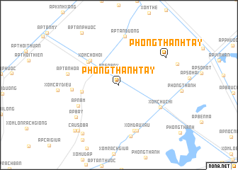 map of Phong Thạnh Tây