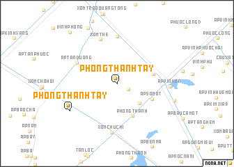 map of Phong Thạnh Tây