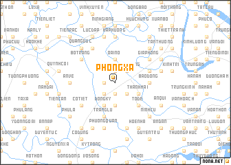 map of Phong Xá