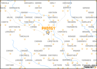 map of Phong Ý