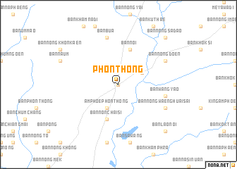 map of Phon Thong