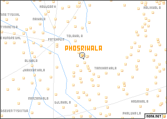 map of Phosriwāla