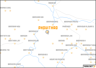 map of Phou Ithao