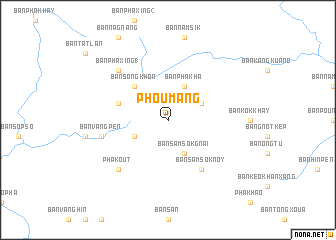 map of Phou Mang