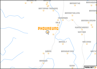 map of Phou Meung