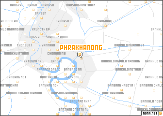 map of Phra Khanong