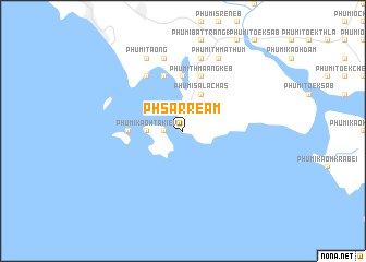 map of Phsar Réam