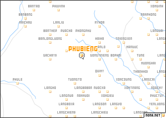 map of Phù Biêng