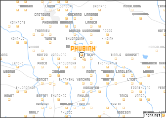 map of Phú Bình