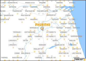 map of Phú Bình (1)