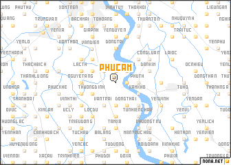 map of Phúc Am