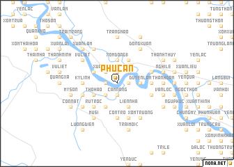 map of Phúc An