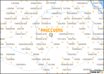 map of Phúc Cương