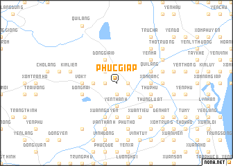 map of Phúc Giáp