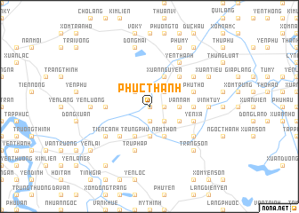 map of Phúc Thành