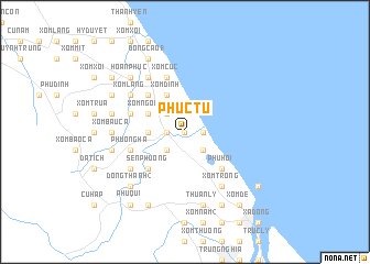 map of Phúc Tư