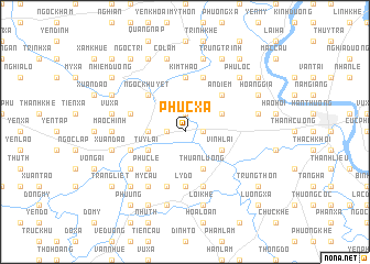 map of Phúc Xá
