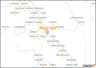 map of Phúc Yên