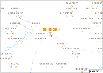 map of Phú Danh