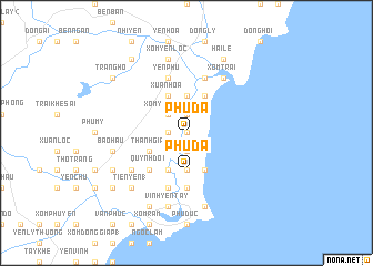 map of Phú Ða