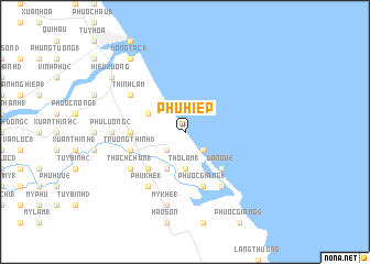 map of Phú Hiệp